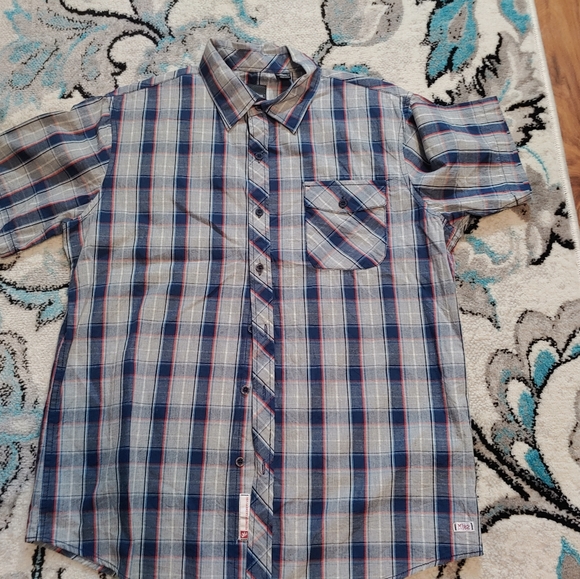 Micros Button down shirt Short Sleeve Men's - Picture 11 of 15